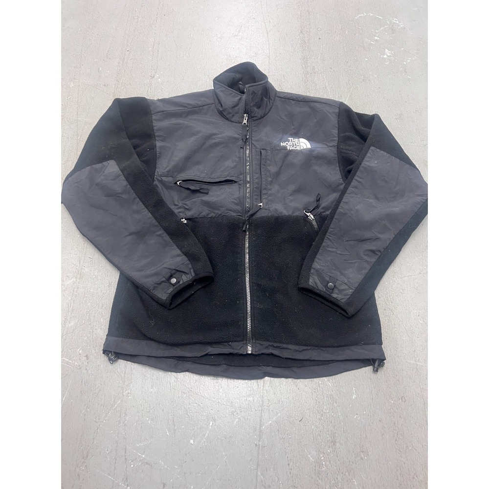 The North Face Denali Jacket Men M Black Polartec Fleece Full Zip Hiking Outdoor